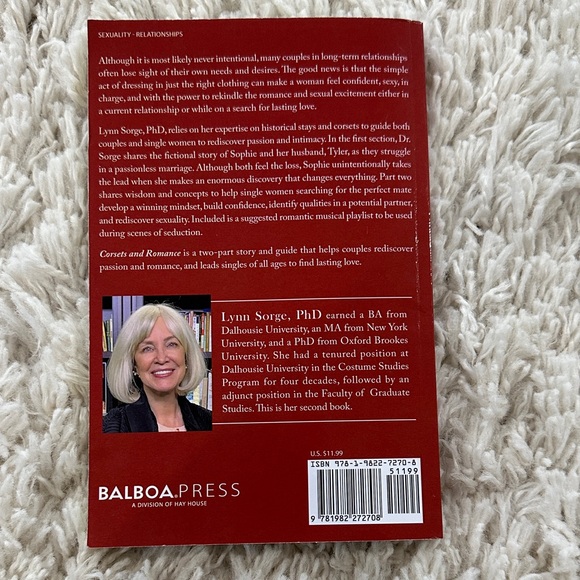 Corsets and Romance Book by Lynn Sorge, PhD - Red Cover - Picture 2 of 2